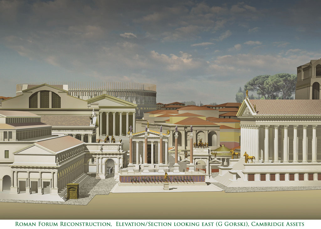 Roman Forum Reconstruction - Cambridge assets